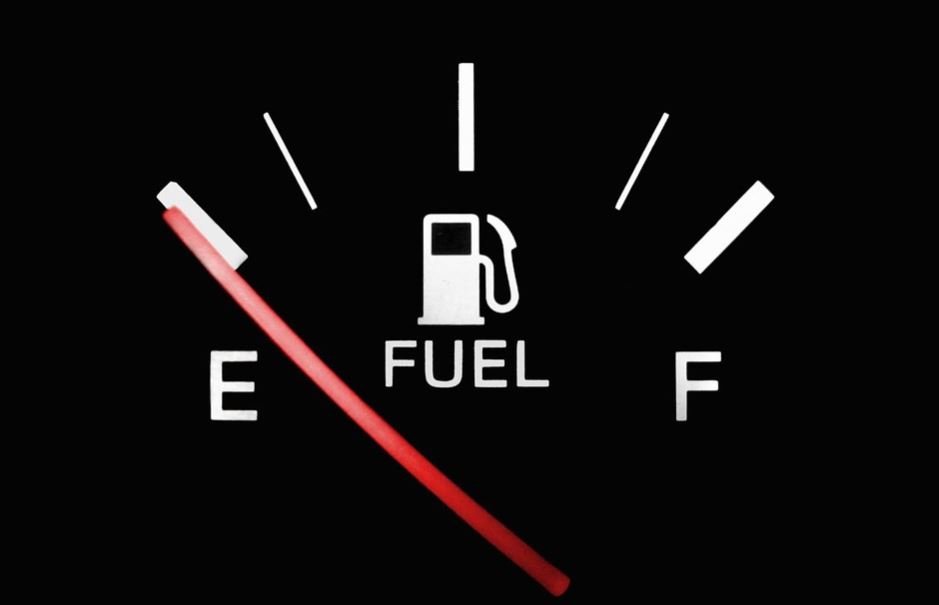 empty gas level